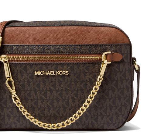 sac a main logo michael kors jet set|Jet Set Large Logo Crossbody Bag .